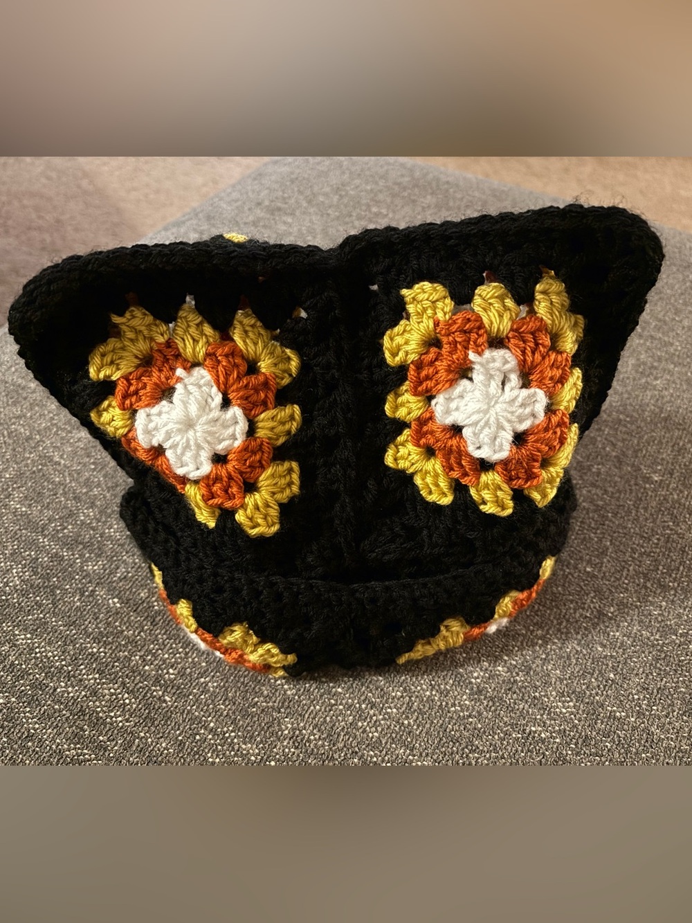 New! Granny Square Hat